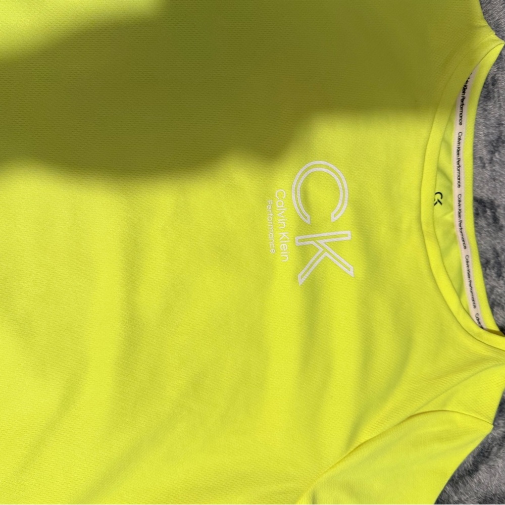 Calvin Klein Vibrant Yellow Performance Tee